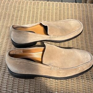Banana Republic Dual Zone Comfort beige leather loafers size 10